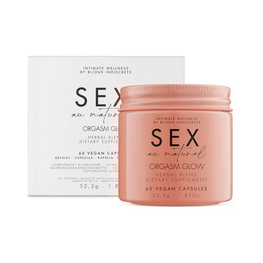 Bijoux Indiscrets Sex au Naturel Orgasm Glow Supplement 60 Capsules - Permissive - 