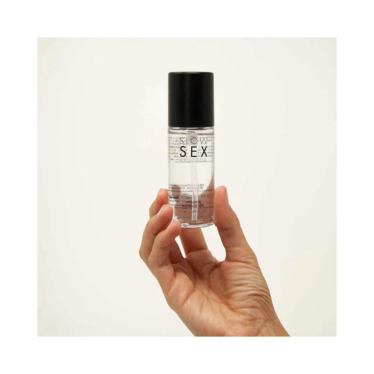 Bijoux Indiscrets Slow Sex Warming Massage Oil 1.69 oz. - Permissive - 