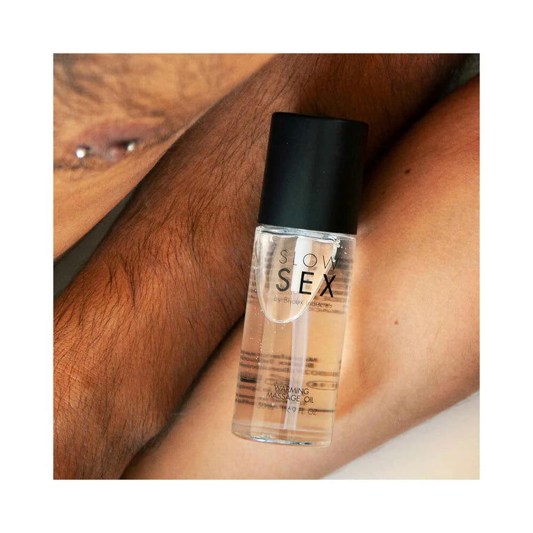 Bijoux Indiscrets Slow Sex Warming Massage Oil 1.69 oz. - Permissive - 