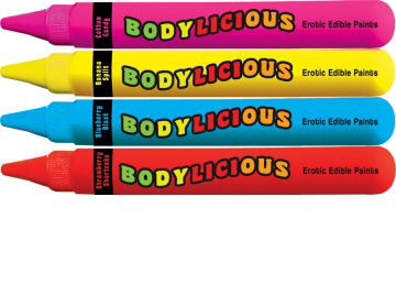 Bodylicious Edible Body Pens - 4pk. - Assorted Flavors - Permissive - 