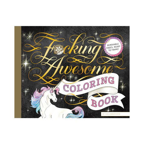 Calligraphuck Fucking Awesome Coloring Book - Permissive - 
