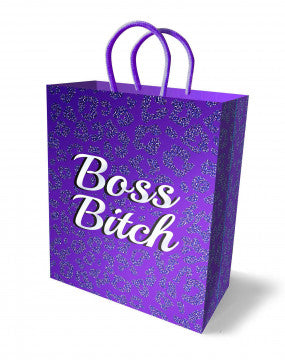 Boss Bitch Gift Bag - Purple - Permissive - Bags & Wrapping