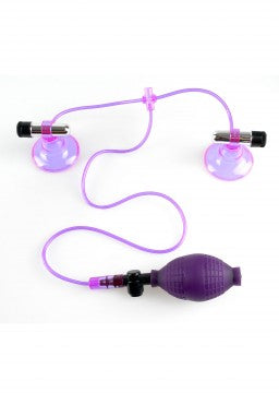 Fetish Fantasy Series Vibrating Nipple Pumps - Permissive - nipple