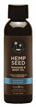 Hemp Seed Massage Oil Collection - 2oz - Permissive - 