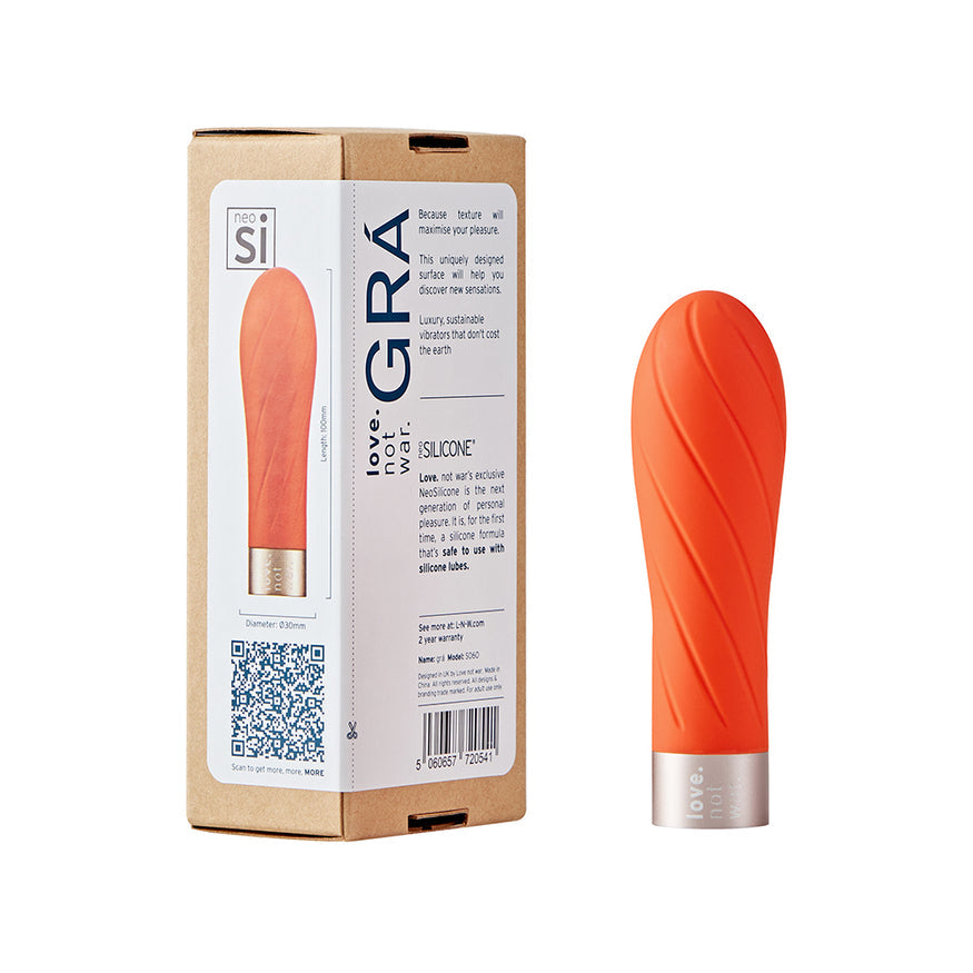 Love Not War Gra Head Orange - Permissive - Vibrators