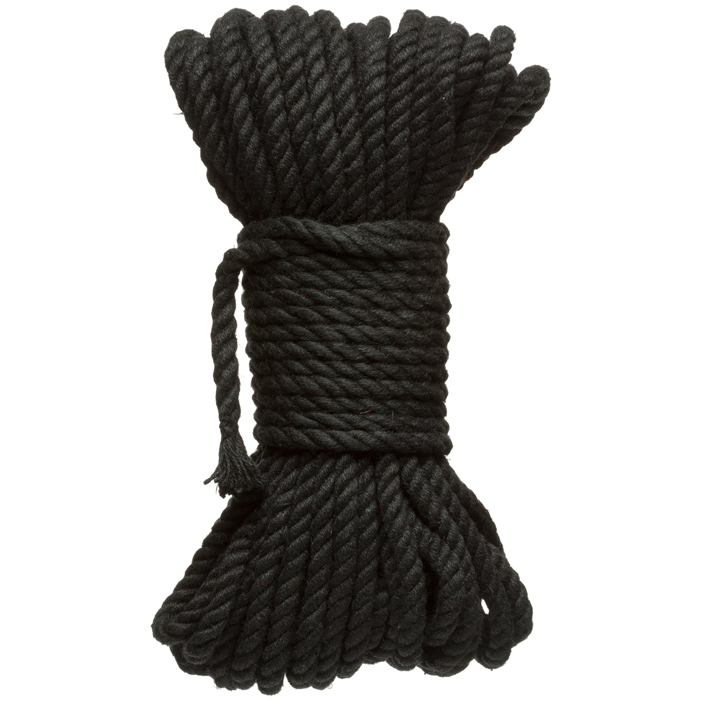 Merci - Bind and Tie - 6mm Hemp Bondage Rope - 30  Feet - Black - Permissive - 