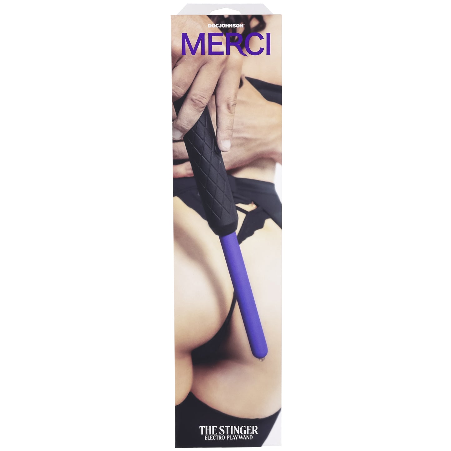 Merci - the Stinger - Electroplay Wand -  Black/violet - Permissive - 