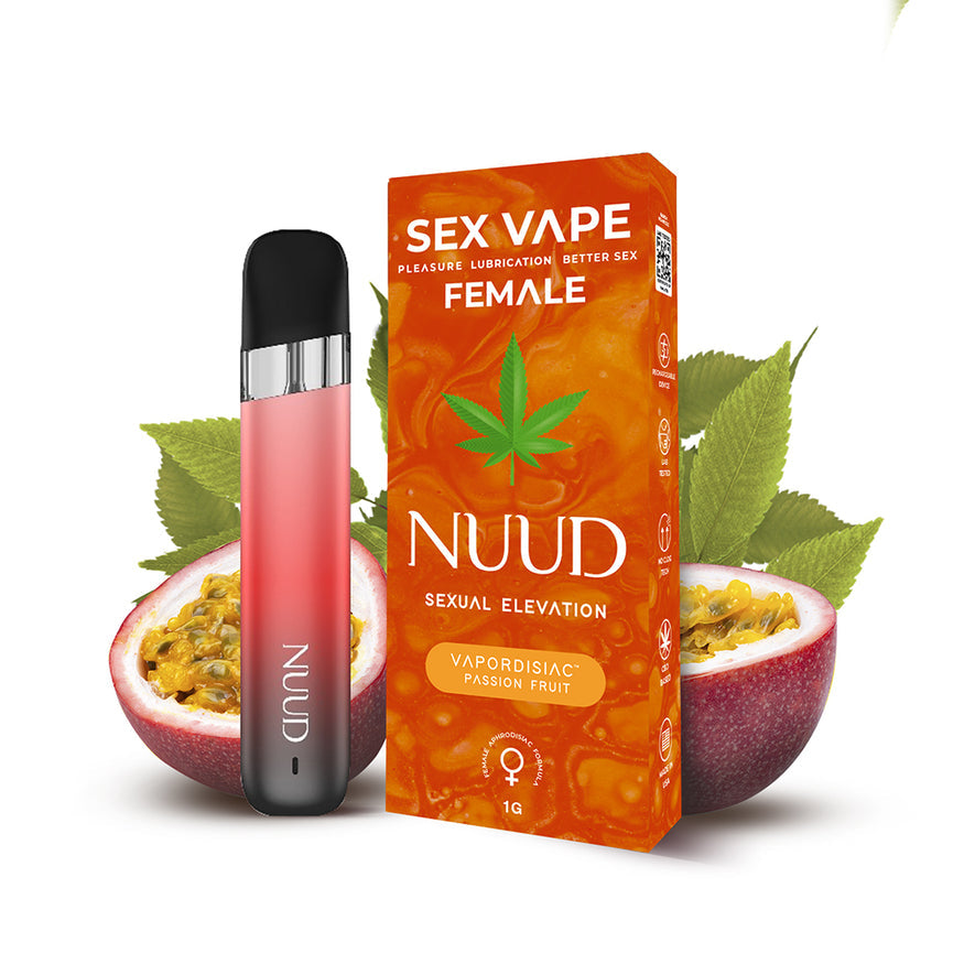 NUUD FEMALE VAPORDISIAC Passion Fruit - Permissive - Edible