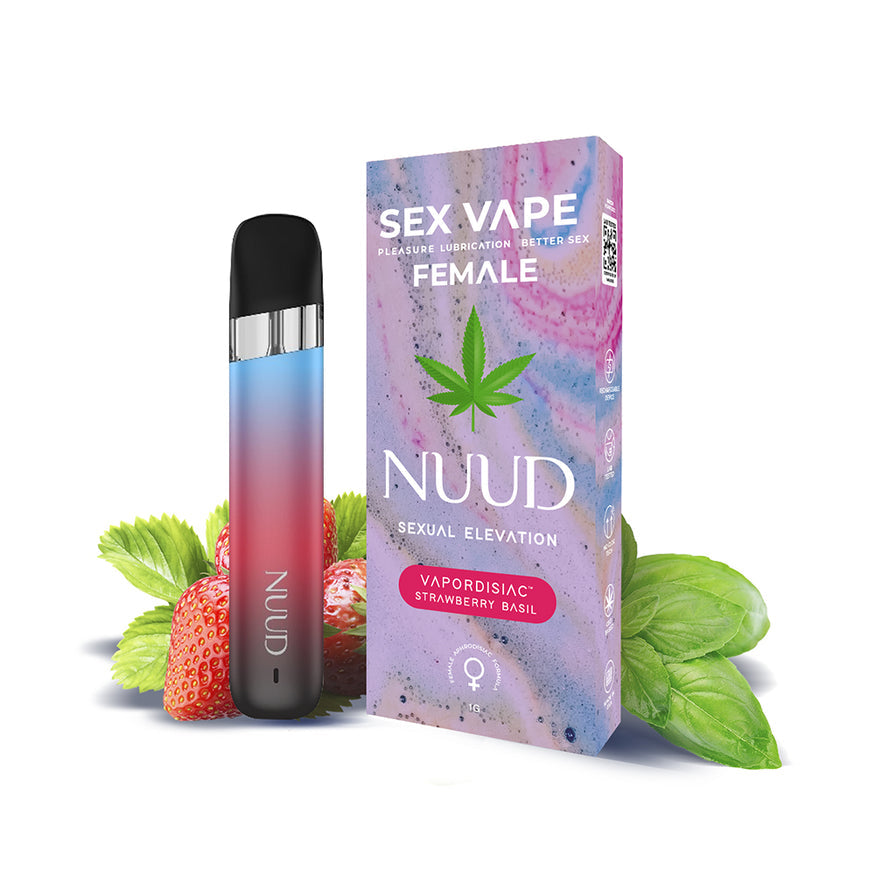 NUUD FEMALE VAPORDISIAC Strawberry Basil - Permissive - Edible