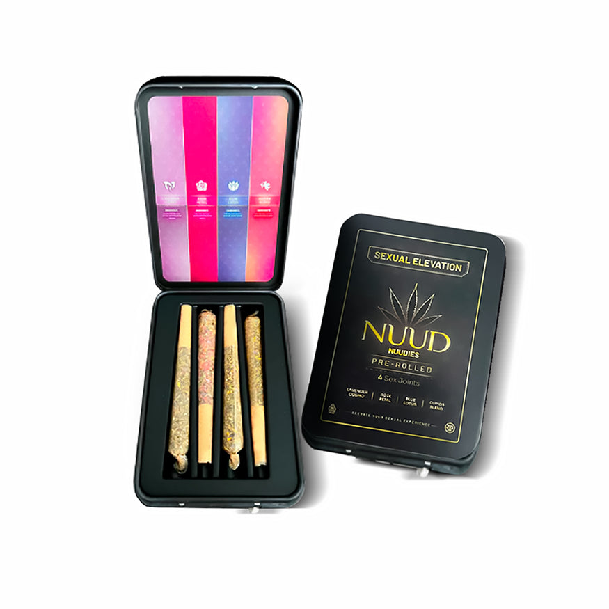 NUUD NUUDIES Pre-Rolled Sex Joints 4-Pack - Permissive - Edible