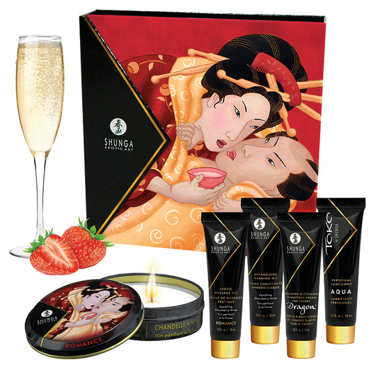Gift Set-Secrets-Sparkling Strawberry Wine