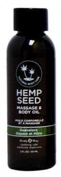 Hemp Seed Massage Oil Collection - 2oz - Permissive - 