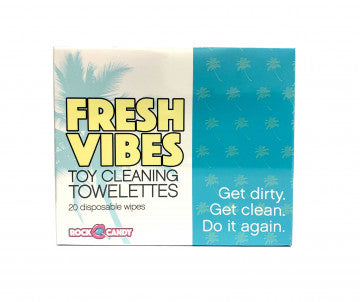 Fresh Vibes Individual Wipes - Box of 20 - Permissive - Toy Cleaner