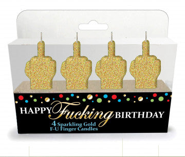 Happy Fucking Birthday Candle Set - Permissive - Candles