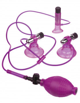 Fetish Fantasy Series Vibrating Triple Suckers - Permissive - nipple