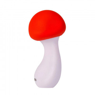 Shroomie Rechargeble Mushroom Vibrator - Red - Permissive - Massage